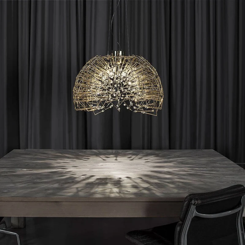 Terzani Core Design-Hängelampe Halbrund Ø 70cm
