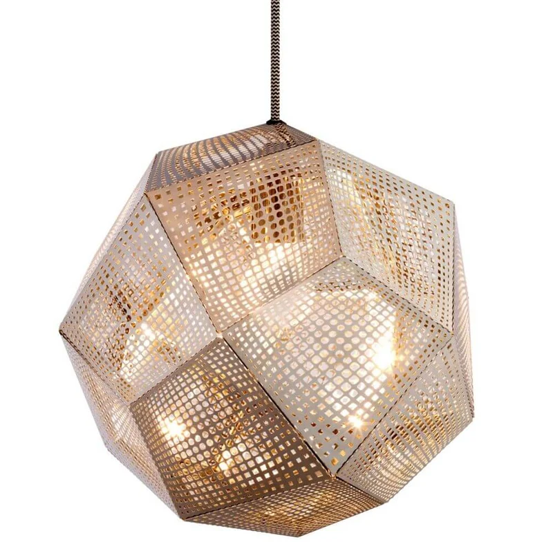 Tom Dixon Etch Metall Hängeleuchte Effektlicht