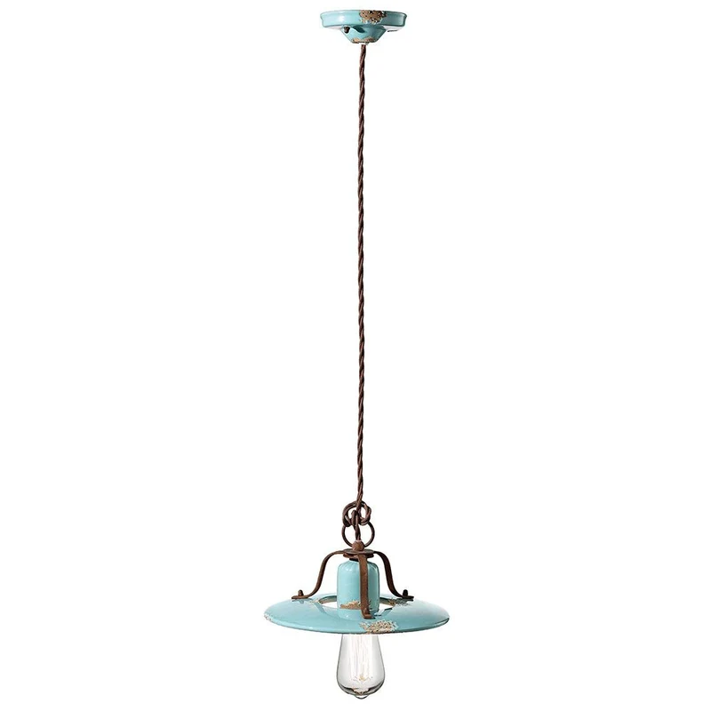 Ferroluce Country Hängeleuchte Ø 25cm