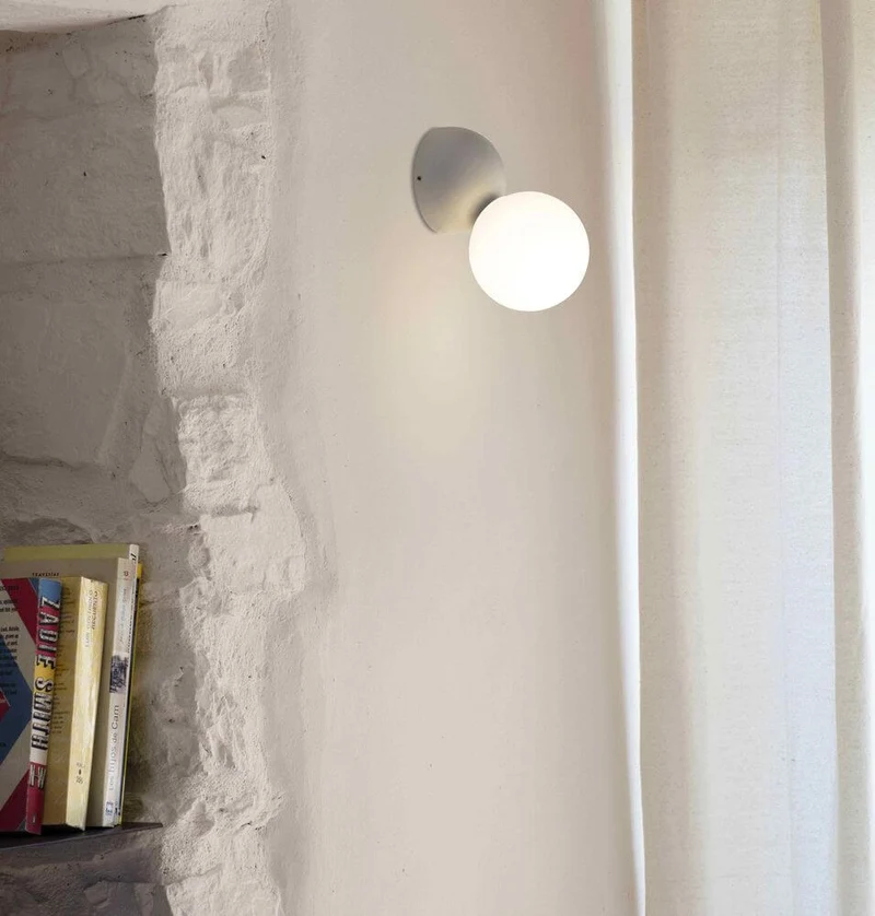 Joy LED Wandlampe Opalglas