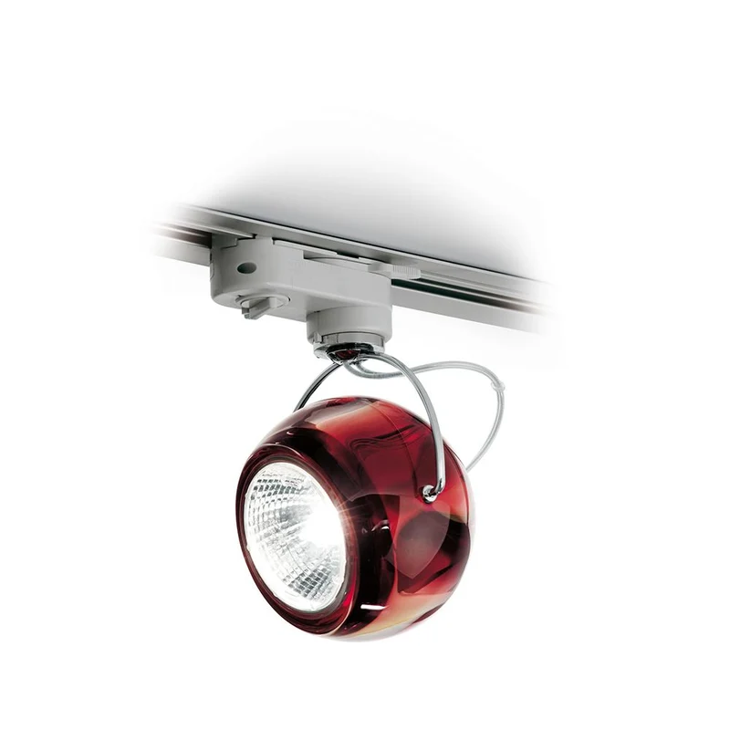 Fabbian Beluga Schienen-Deckenlampe Ø 9cm