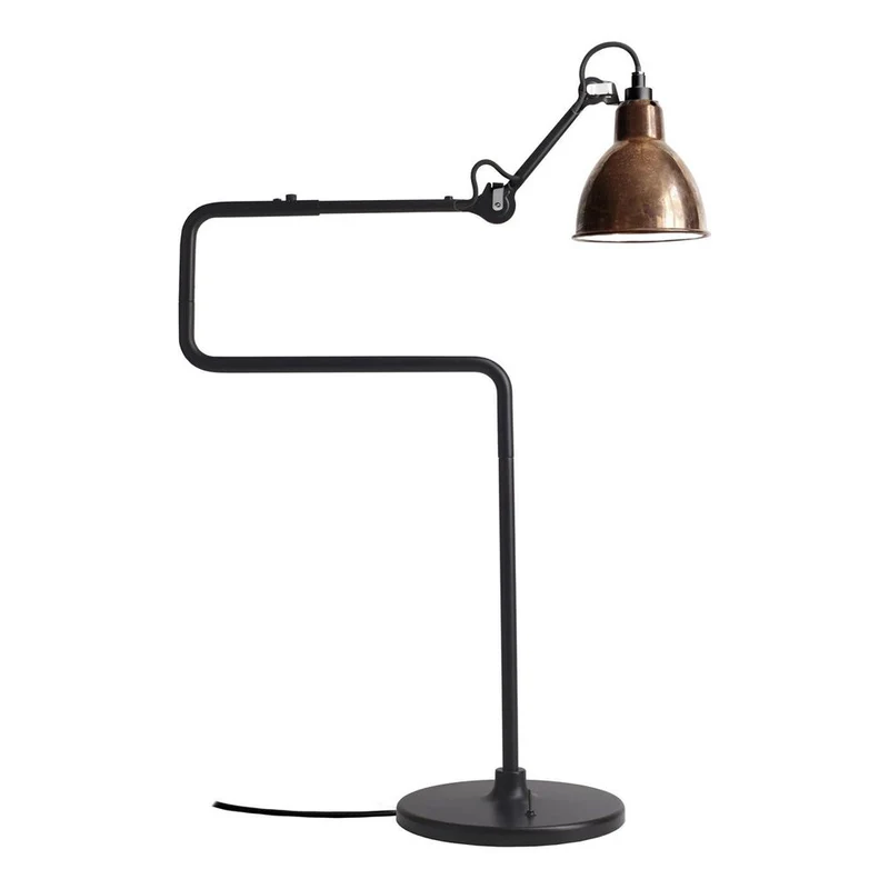 DCWéditions Gras N°317 Tischlampe mit Schirm schwenkbar