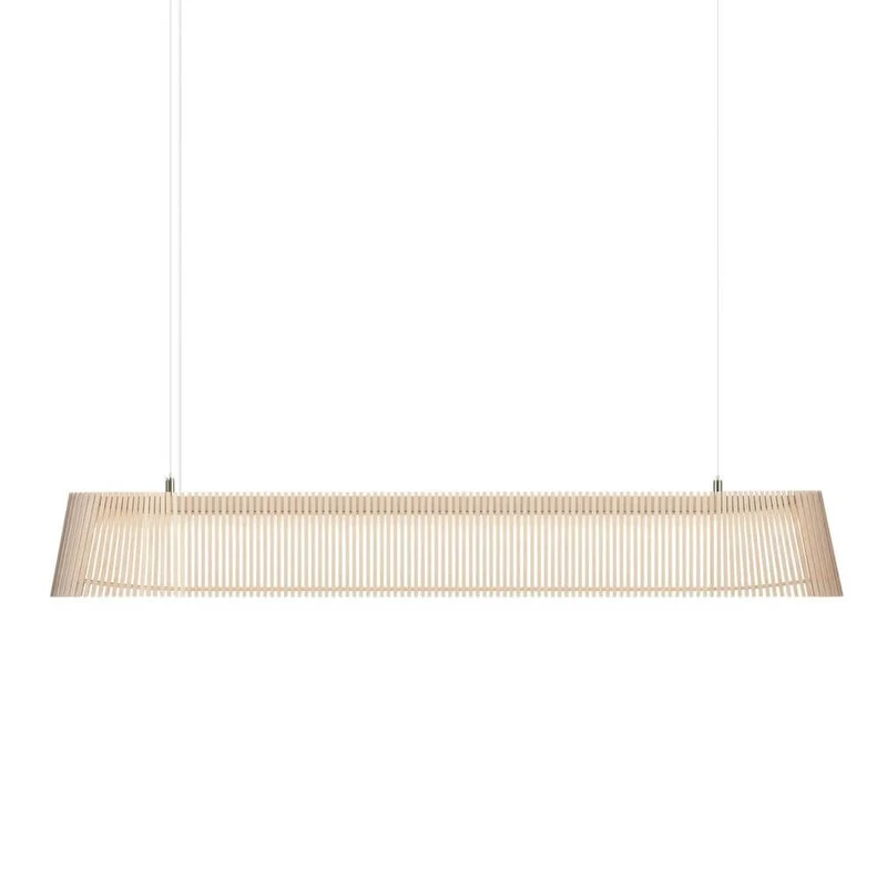 LED Pendelleuchte Owalo 7000 aus Holz 100cm