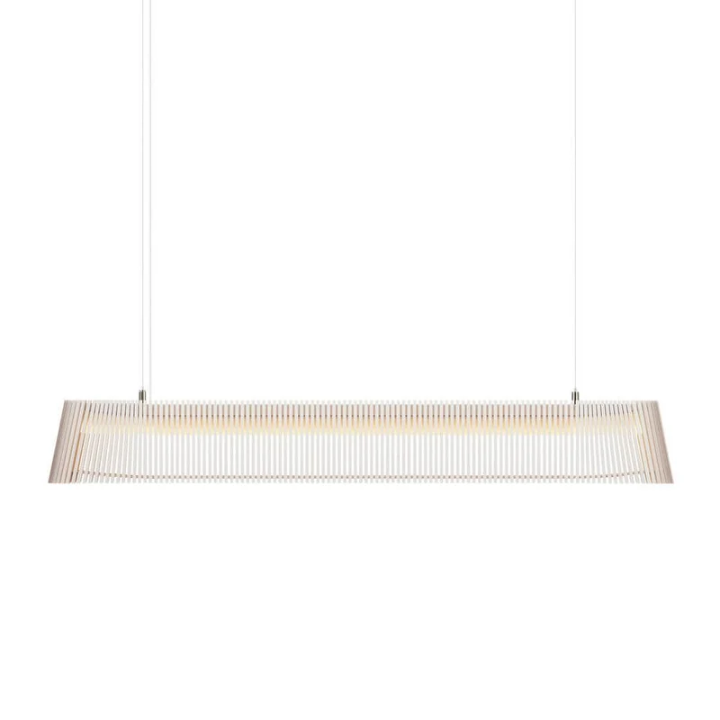 LED Pendelleuchte Owalo 7000 aus Holz 100cm