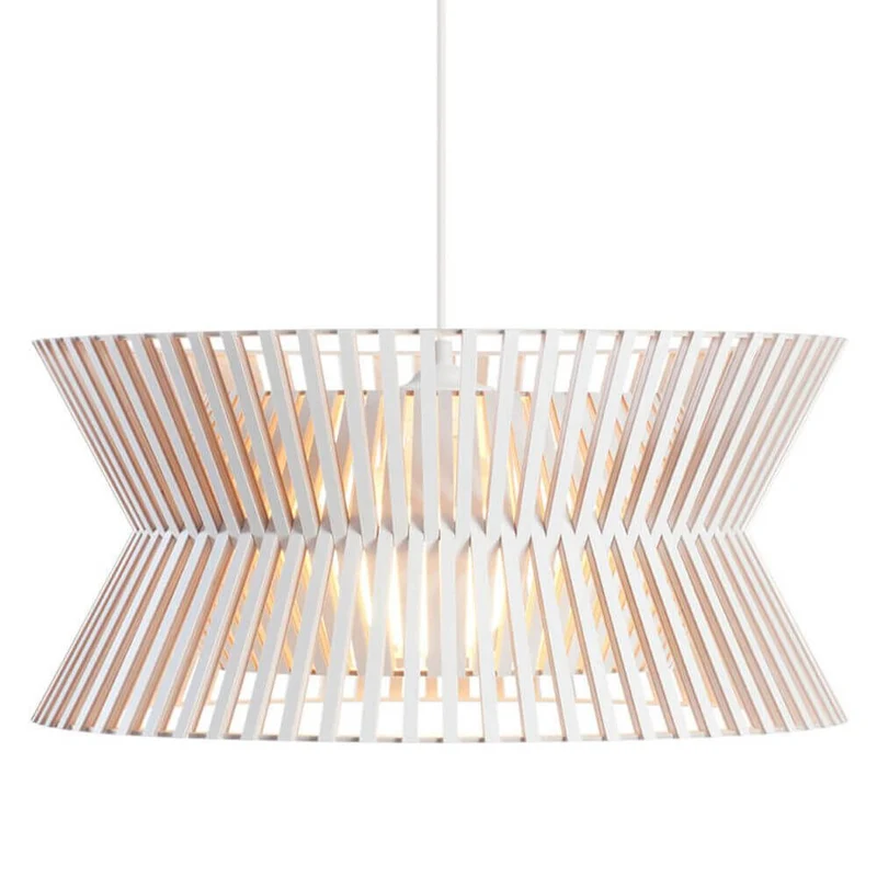 Pendelleuchte Kontro 6000 aus Holz Ø 45cm
