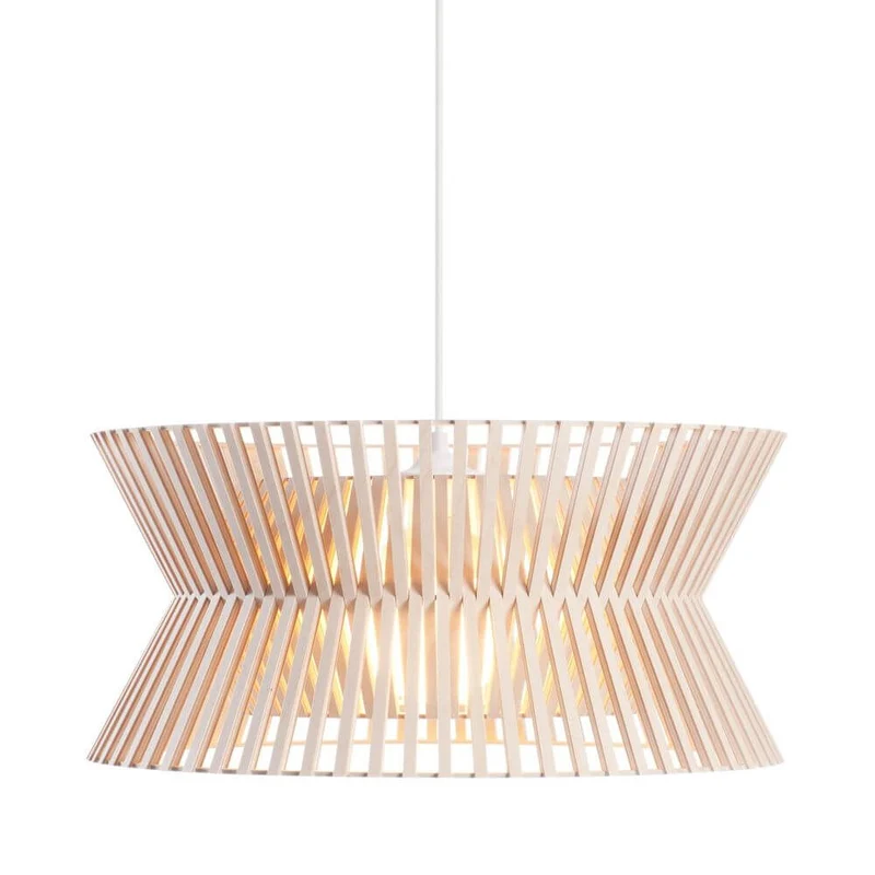 Pendelleuchte Kontro 6000 aus Holz Ø 45cm