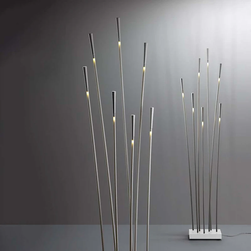 Fabbian Giunco LED-Stehleuchte Piantana 7-flammig