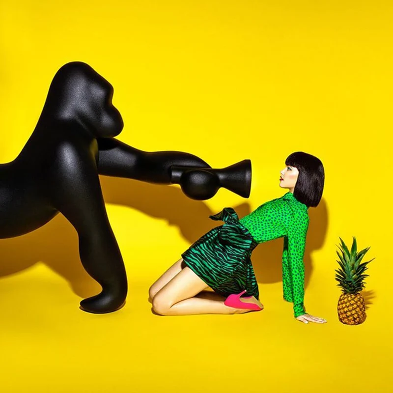 Kong XL Bodenleuchte Gorilla