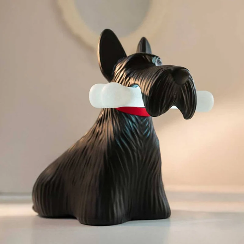 Scottie LED Akku Bodenleuchte Hund