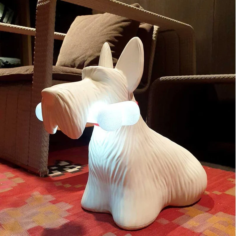 Scottie LED Akku Bodenleuchte Hund