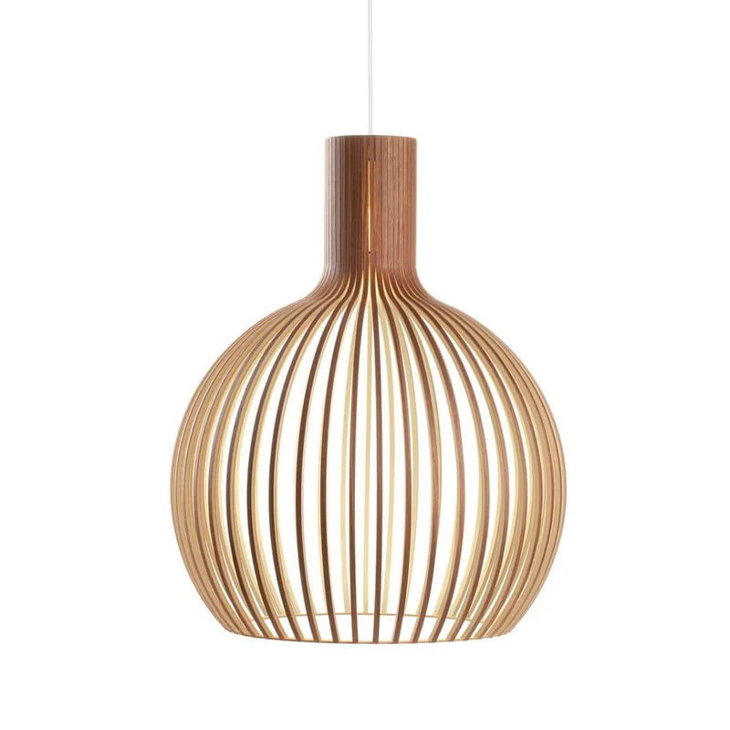 Pendelleuchte Octo 4240 aus Holz Ø 54cm
