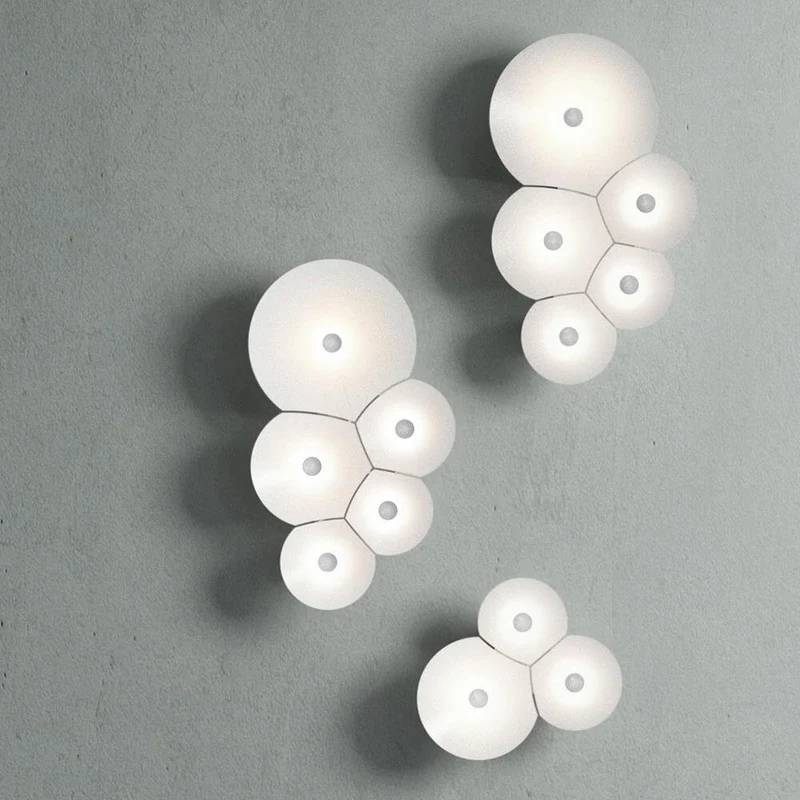 Luceplan LED Wandleuchte Bulbullia 37x31cm