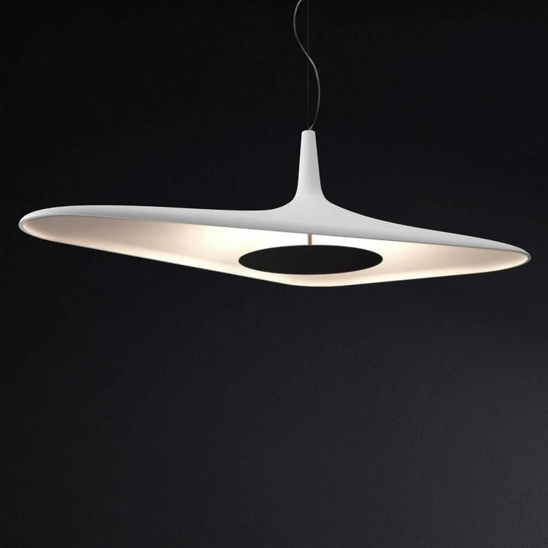 Luceplan LED Hängelampe Soleil Noir 120 x 62cm