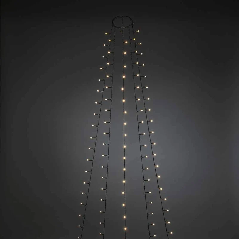 Feierlicher LED Baummantel mit Befestigungsring IP20