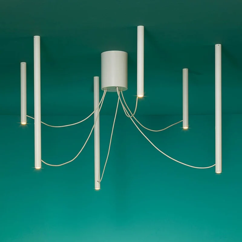 Fabbian Ari LED-Pendelleuchte 6-flammig