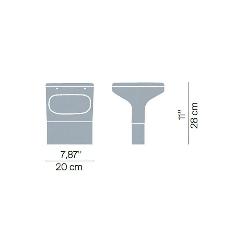Luceplan Außen-Bodenleuchte Sky IP65 28cm