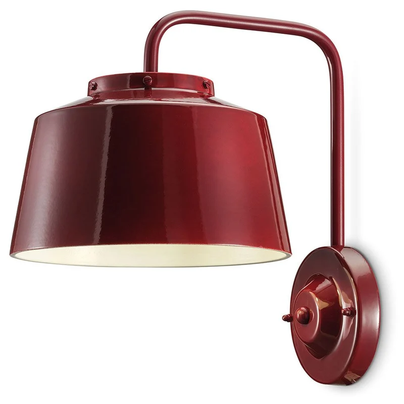 Ferroluce 50's Wandleuchte aus Keramik