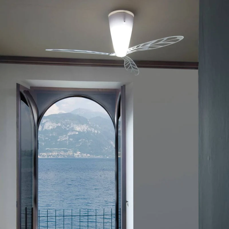 Luceplan Blow Ventilator (Körper) Ø 140cm Opalweiß