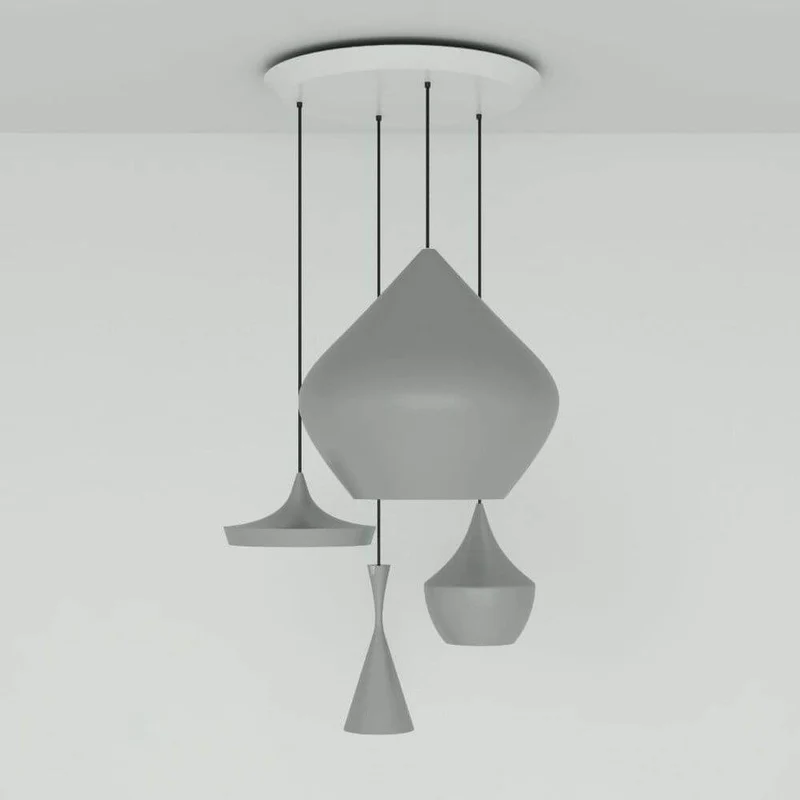 Tom Dixon Beat Round Hängelampe 4er Ø 85cm
