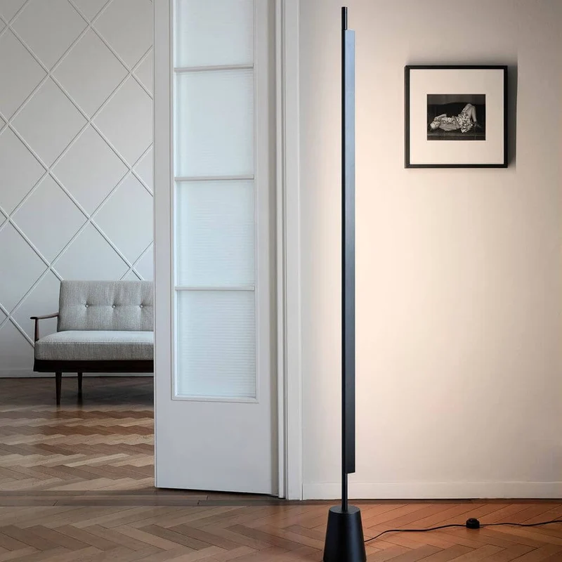 Luceplan Compendium LED Stehlampe (ohne Base) 3000K Schwarz