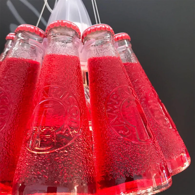 Ingo Maurer Hängelampe Campari Light Sonderlänge 400cm