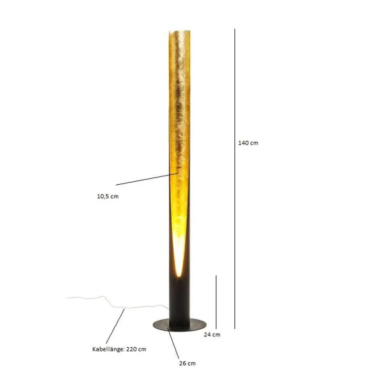 LED Stehleuchte Tube Duo 140cm