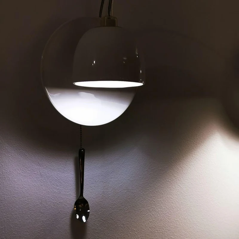 Ingo Maurer Wandleuchte Light au Lait Kaffeetasse