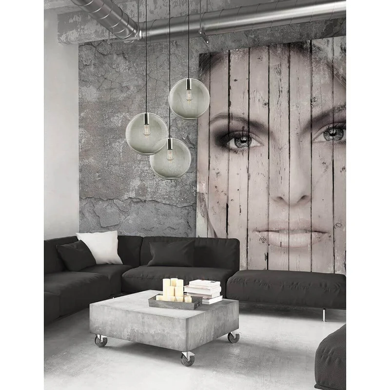 Loon Pendellampe E27 Fassung Chrom (ohne Schirm)