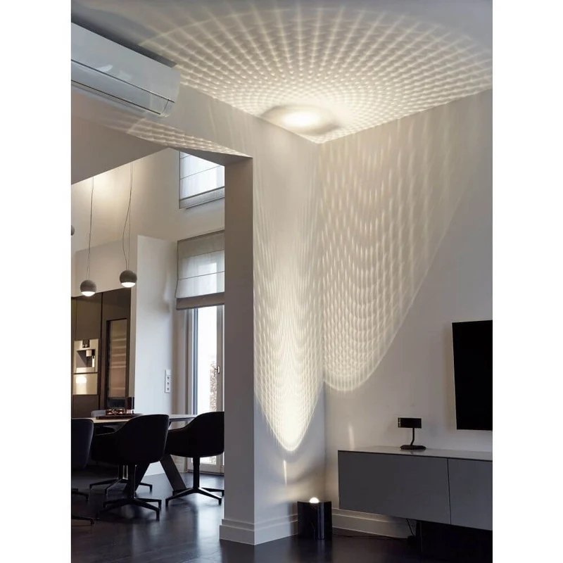 Tecnolumen Egyptian Eye Bodenlampe Marmor mit Effekt Schwarz