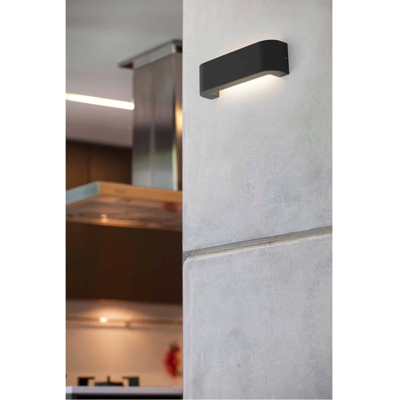 LED Außenwandleuchte BRACKET IP44 Dunkelgrau