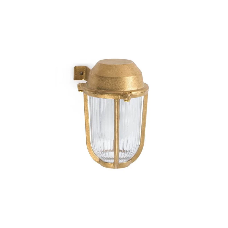Außenwandleuchte BORDA IP44 Messing maritim Küstenlampe