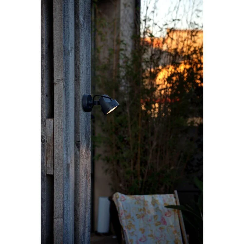 LED Außenwandspot ALFA 3000K IP65 Dunkelgrau