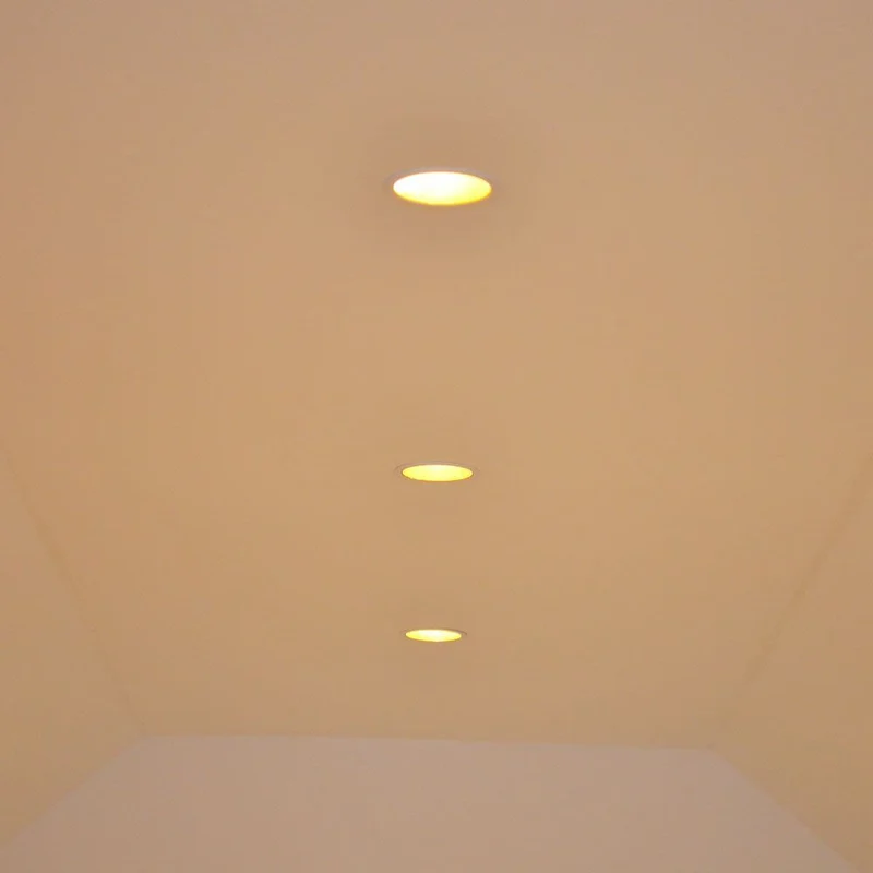 LED Einbaustrahler Game Round Weiß, Gold