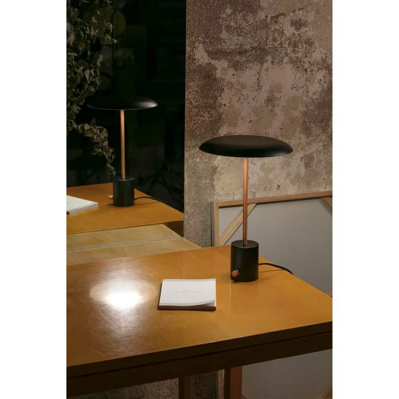 LED Tischlampe HOSHI Schwarz, Kupfer