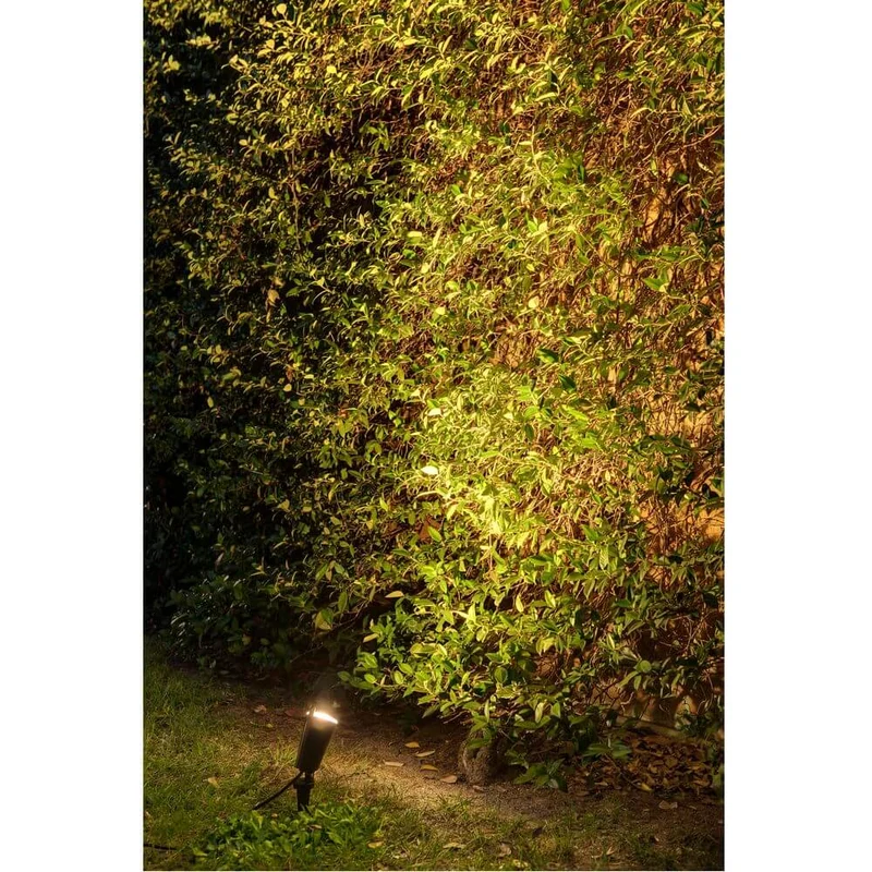 LED Gartenspot TONI mit Erdspieß IP65 Schwarz Küstenleuchte