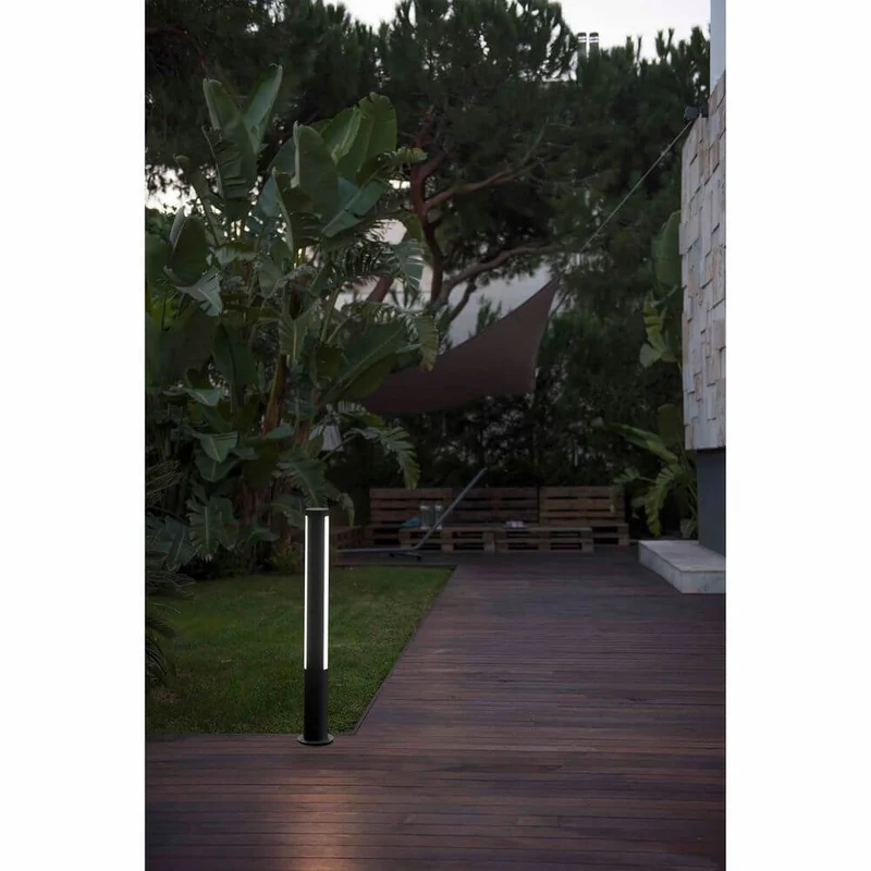 LED Wegelampe GROP-1 75cm IP54 Dunkelgrau