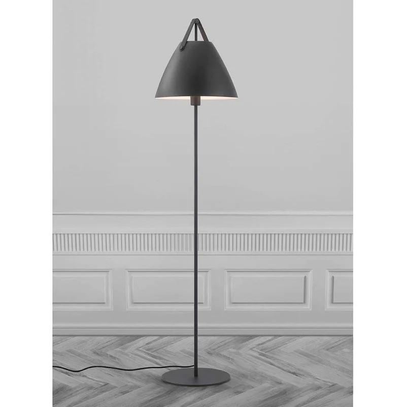 Stehlampe Strap Schwarz