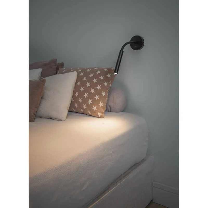 LED Wand-Leseleuchte KALE Schwarz