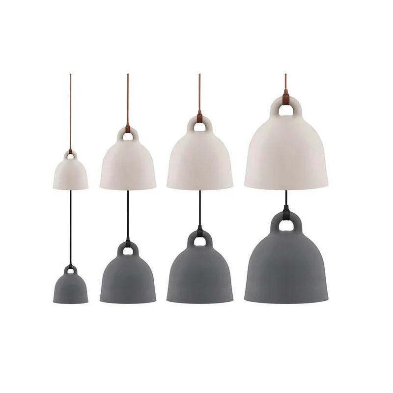 Pendelleuchte Bell L Ø 55cm Grau