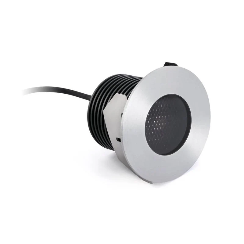 LED Einbaulampe GRUND 36° 3000K IP67 Nickel-Matt