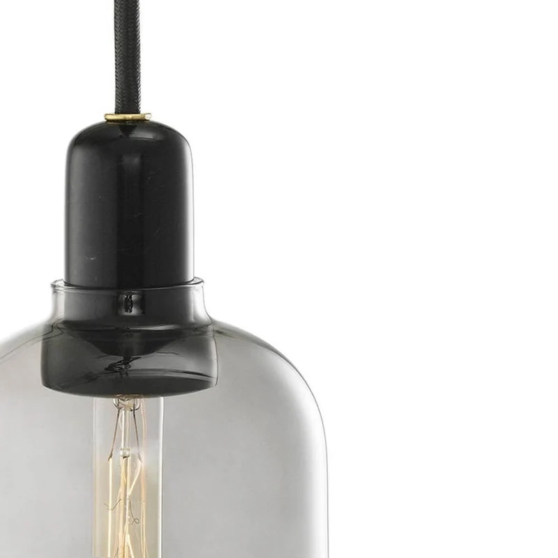 Pendelleuchte Amp S Ø 14cm Rauchglas