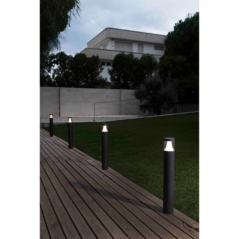LED Wegeleuchte PLIM 1 10W 3000K IP65 Dunkelgrau