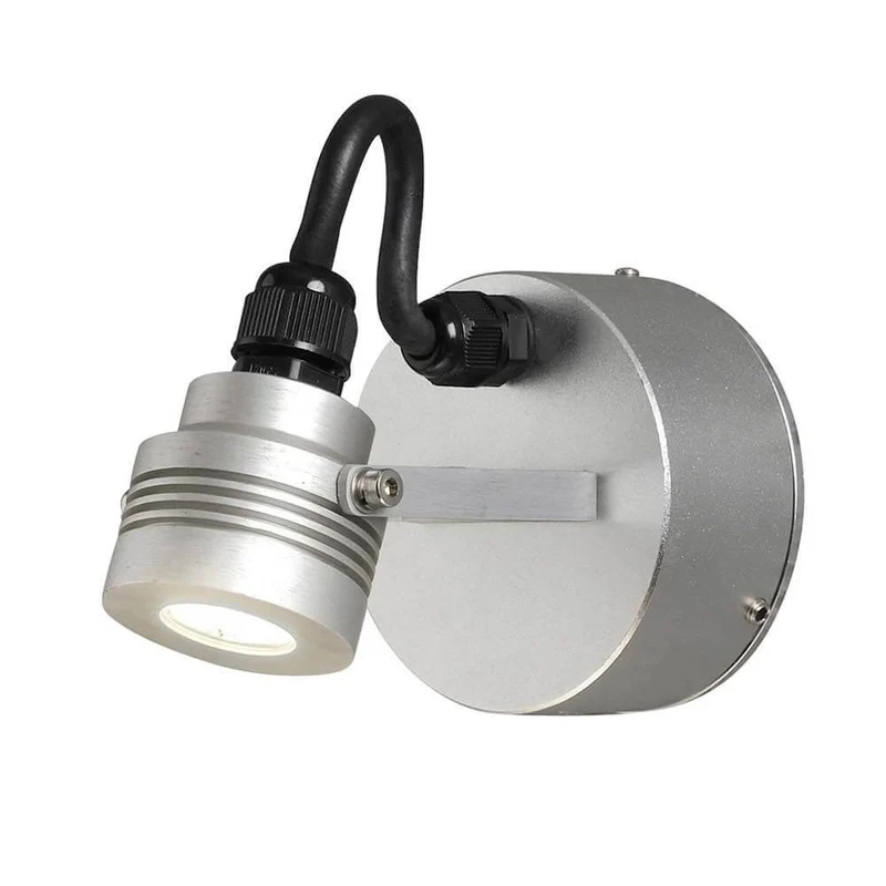 Monza LED Außen-Wandleuchte schwenkbar massives Aluminium