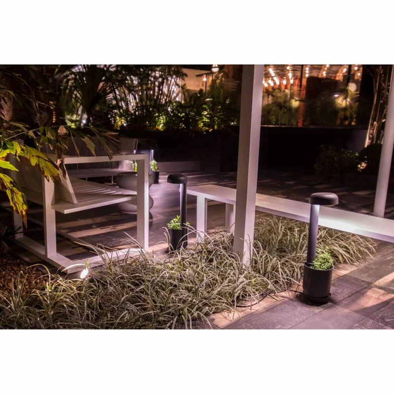 LED Wegelampe GROW 65cm 10W IP65 Dunkelgrau