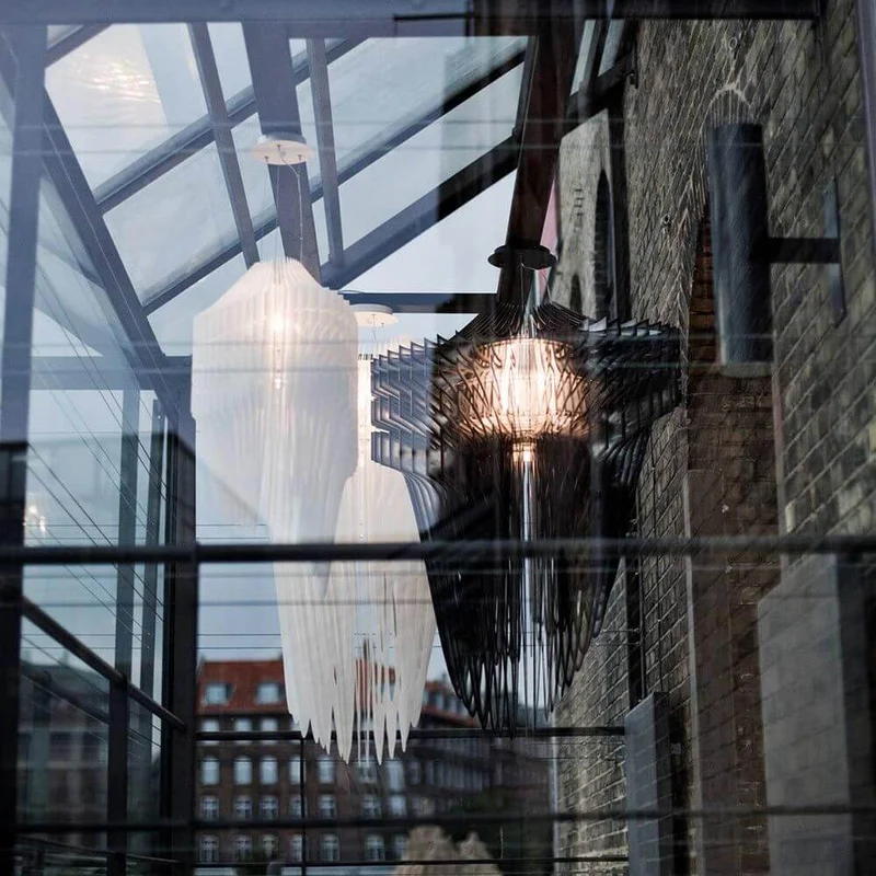 Slamp Hängeleuchte Aria Schwarz, Transparent