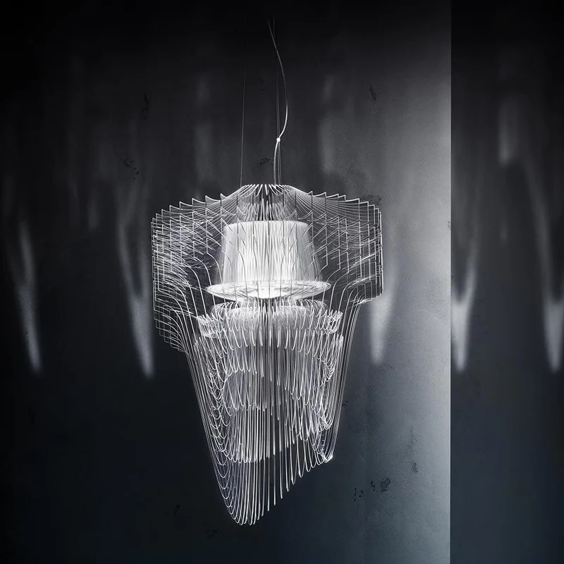Slamp LED Hängelampe Aria Large 7000lm 2700K Transparent