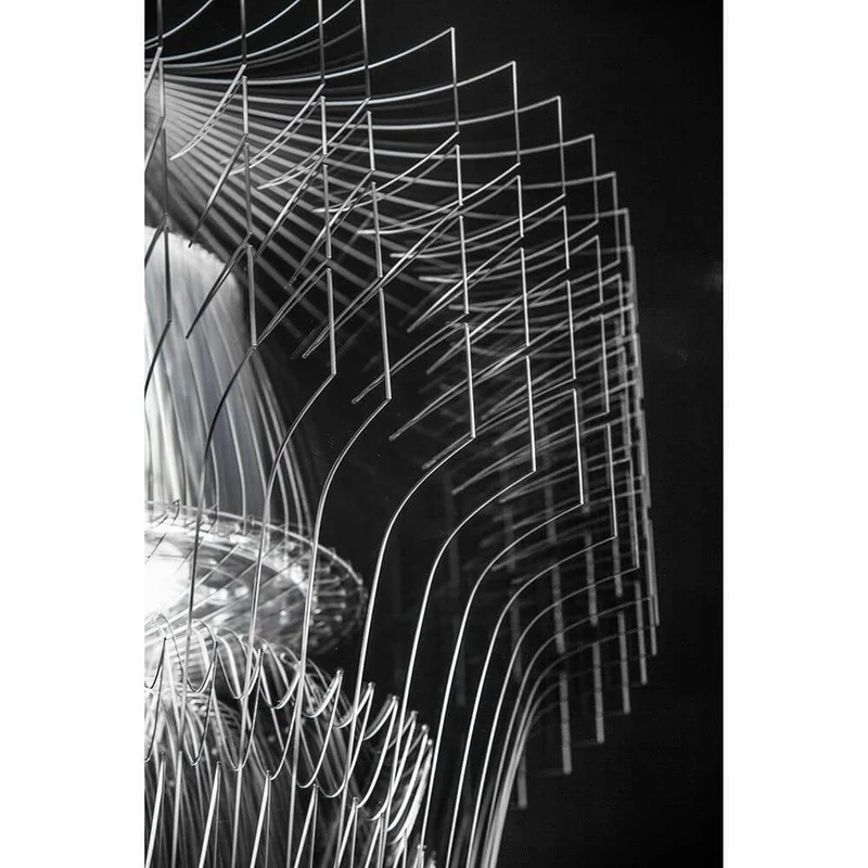 Slamp LED Pendelleuchte Aria Medium 3500lm 2700K Transparent