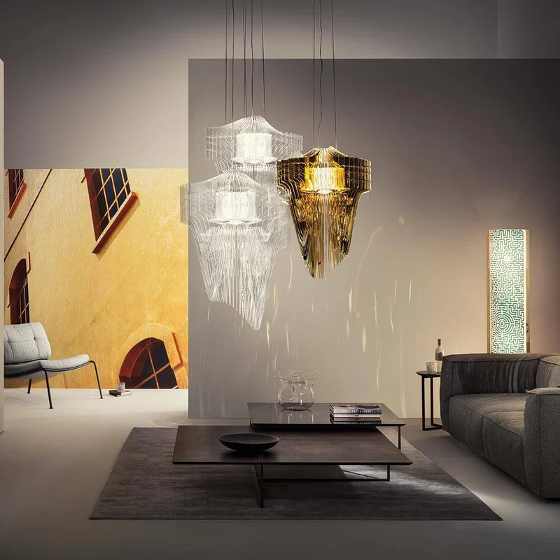 Slamp LED Hängelampe Aria Medium 3500lm 2700K Gold