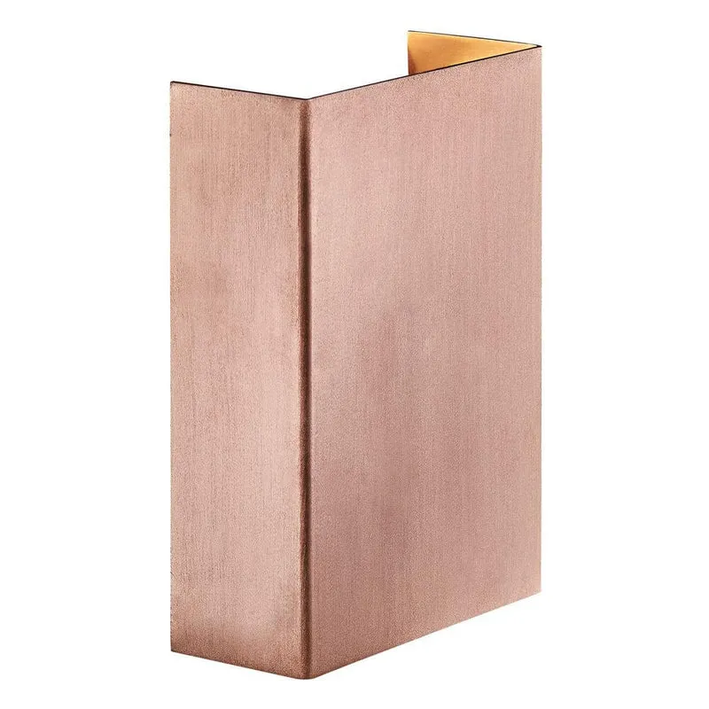 Fold 10 LED Außen-Wandleuchte IP54 Kupfer
