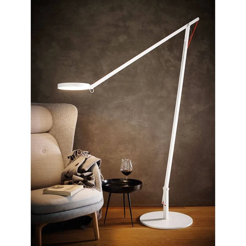 Rotaliana String XL LED-Stehleuchte mit Dimmer Schwarz-Orange